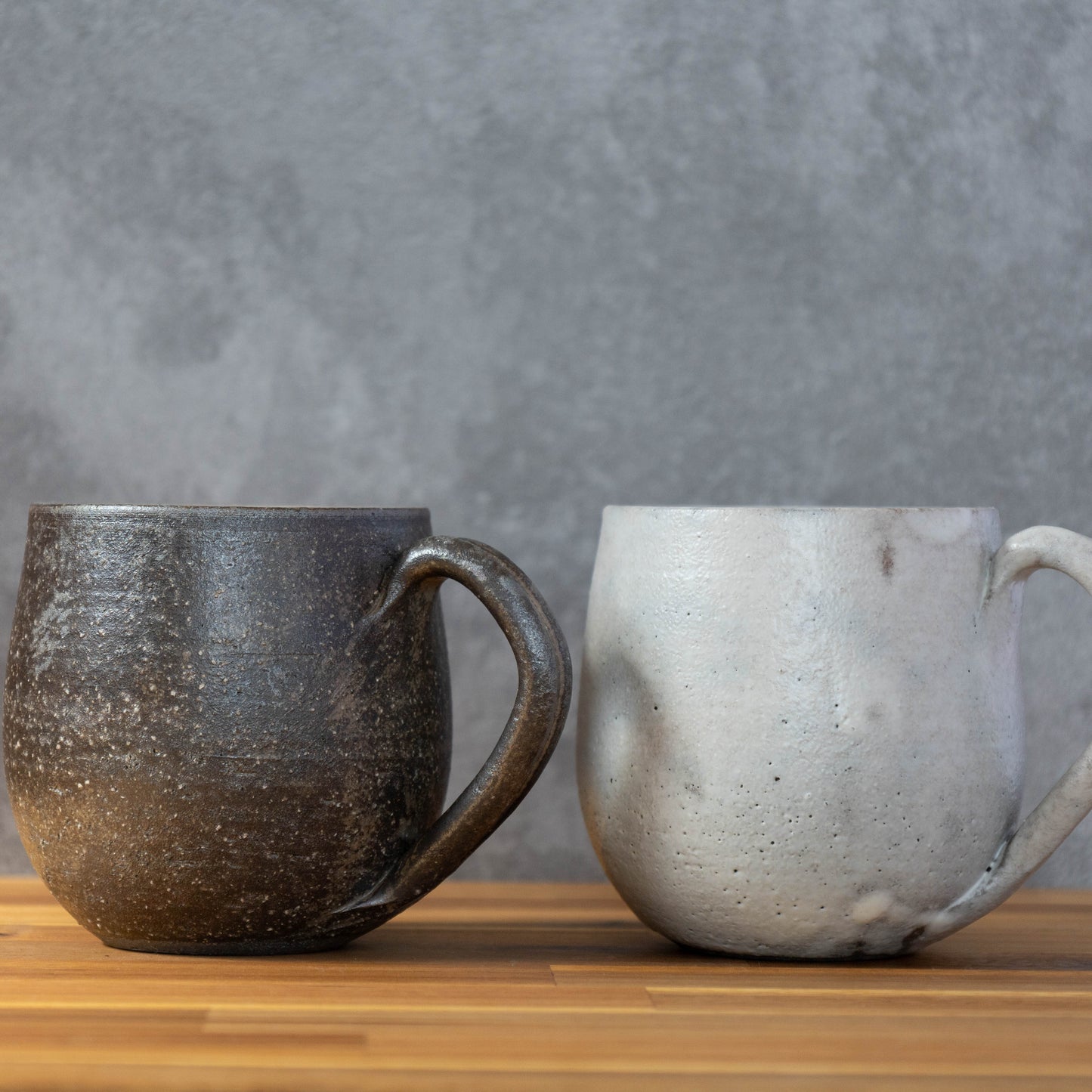 Chunky mug (black and silver)