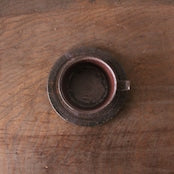 Cup and saucer (comb pattern)