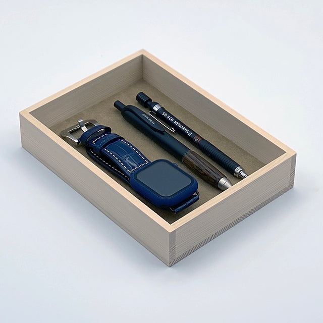 伊勢型紙の文庫箱【メダリオン】京紫
